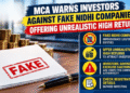 MCA Nidhi companies advisory high returns