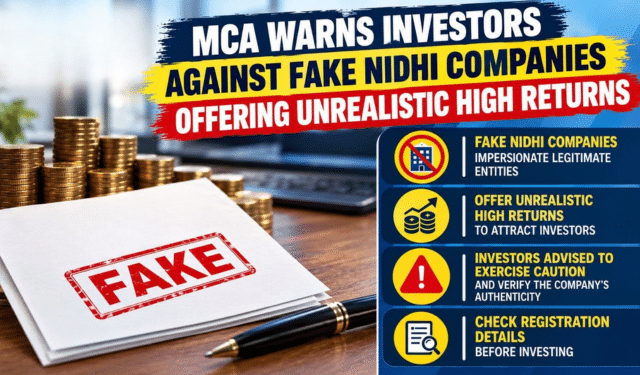 MCA Nidhi companies advisory high returns