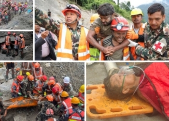 Nepal tunnel rescue floods