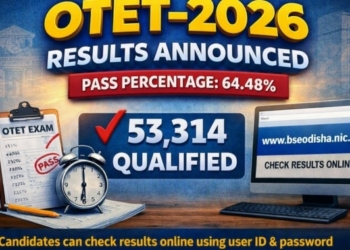 OTET‑2026 results Odisha