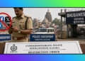 Commissionerate Police social media order