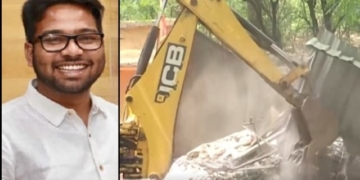 Prakash Paswan illegal office demolition
