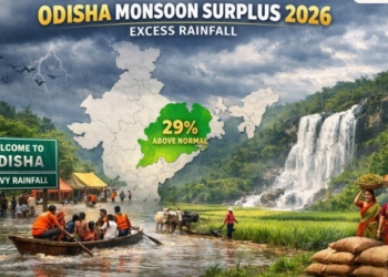 Odisha monsoon rainfall 2026