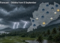 Odisha monsoon troughline rain alert