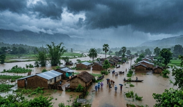 Heavy Rainfall in Odisha
