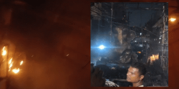 Sambalpur Ganesh pandal fire
