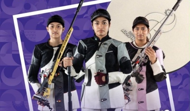 Asian Games 2026 shooting silver