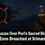 drone over Jagannath Temple Puri