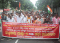 Odisha non-government lecturers padayatra