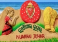 Nuakhai sand art Puri