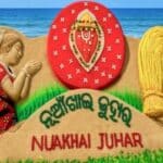 Nuakhai sand art Puri
