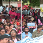 Junior Teachers protest Bhubaneswar