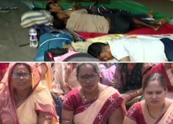 Odisha teachers protest