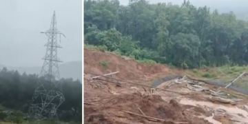 Maliguda power tower collapse