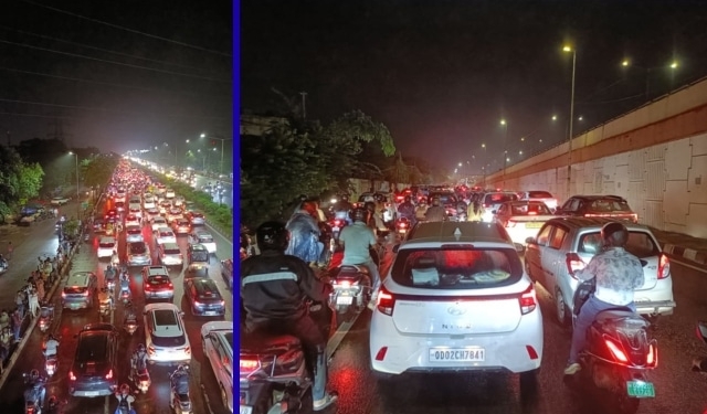 Bhubaneswar festive traffic jam