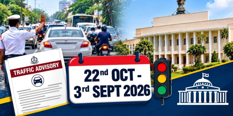 Bhubaneswar traffic advisory Odisha Assembly session