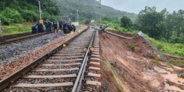 Koraput landslide train cancellation