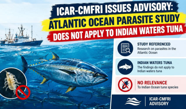 ICAR CMFRI tuna parasite advisory India