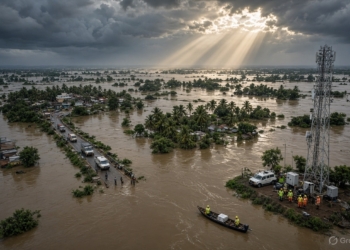 telecom restoration Ganjam Cyclone Arnab