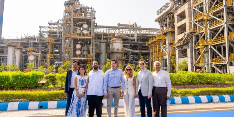 US Secretary Marco Rubio Reliance Jamnagar visit