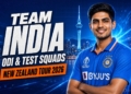 India squad New Zealand tour 2026