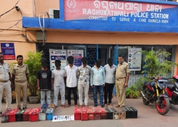 Raurkela Police Busts Battery Theft Syndicate