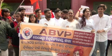 Ravenshaw student election protest
