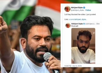 CJP Founder Abhijeet Dipke Claims Govt Blocked ‘Final Call’ Protest Video on X