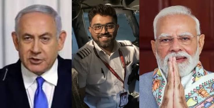 Benjamin Netanyahu Invites PM Modi and Heroic Indian Pilot Captain Smit Machchhar to Light Torch at Israel's Independence Day Event