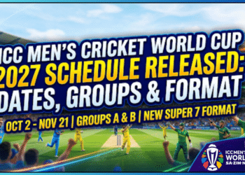 ICC Men's Cricket World Cup 2027 Schedule