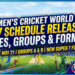 ICC Men's Cricket World Cup 2027 Schedule