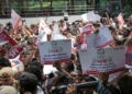 Delhi protestd