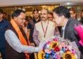 Odisha CM Arrives in Mumbai to Pitch Chemical Hub Ambitions at India Chem 2026