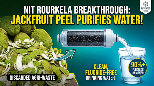 India: Researchers develop fluoride-filtering water purifier from jackfruit waste