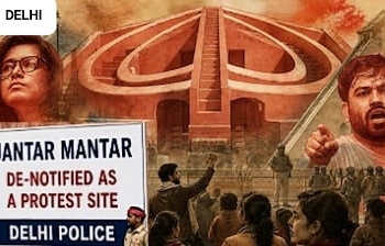 ​Delhi’s Jantar Mantar De-Notified as Designated Protest Site by Delhi Police; Three New Alternative Venues Announced