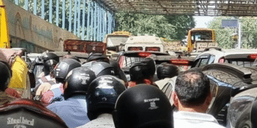 Gurugram Sohna Road student protest