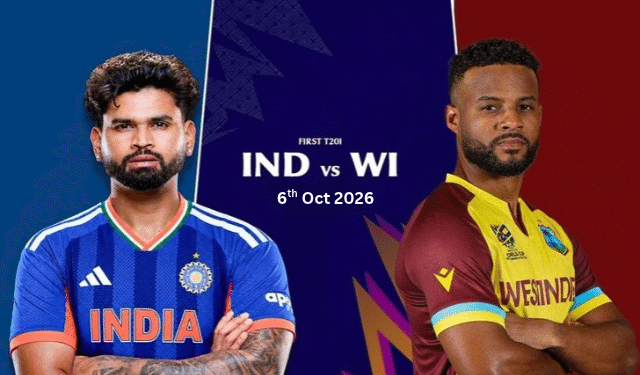 India vs West Indies first T20I Lucknow