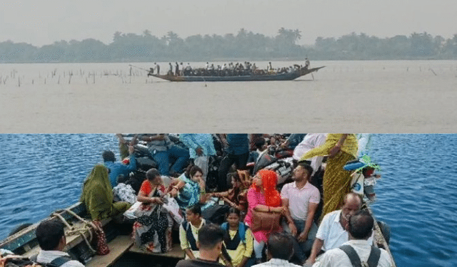 Chilika Lake boat stranded