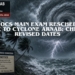 OPSC OCS Main exam rescheduled