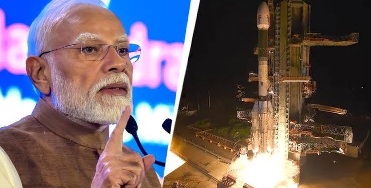 PM Modi Congratulates ISRO on Successful GSLV-F18/NVS-03 Navigation Satellite Launch