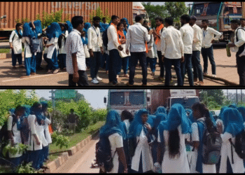 Kalla Degree College election protest