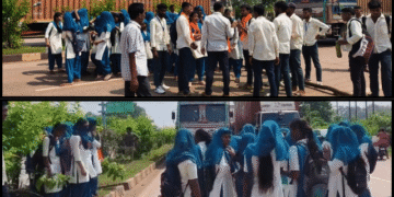 Kalla Degree College election protest
