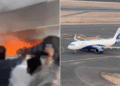 IndiGo flight diverted after fire
