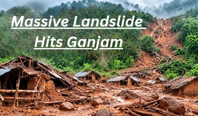 Ganjam Odisha landslide Cyclone Arnab