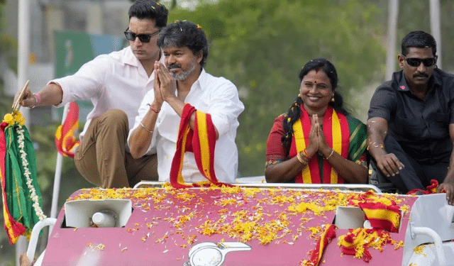 TVK wins Dharapuram bypoll