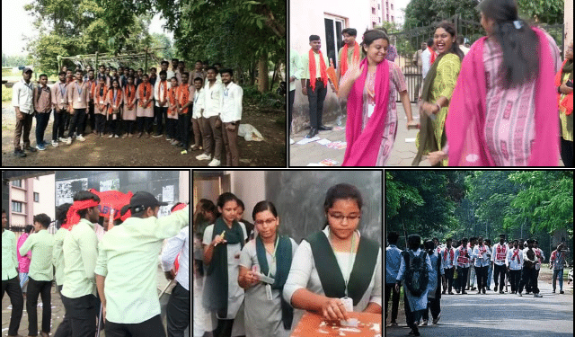 Odisha university student union election voter turnout