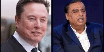 Elon Musk Mukesh Ambani Starlink India