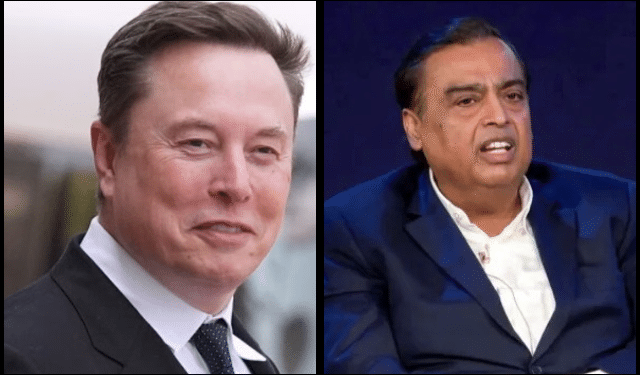 Elon Musk Mukesh Ambani Starlink India