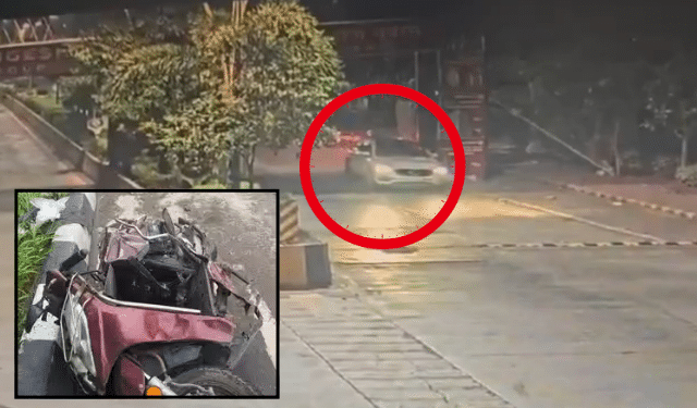 Kochi minor Mercedes accident