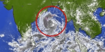 Bay of Bengal depression cyclone alert IMD Odisha Andhra